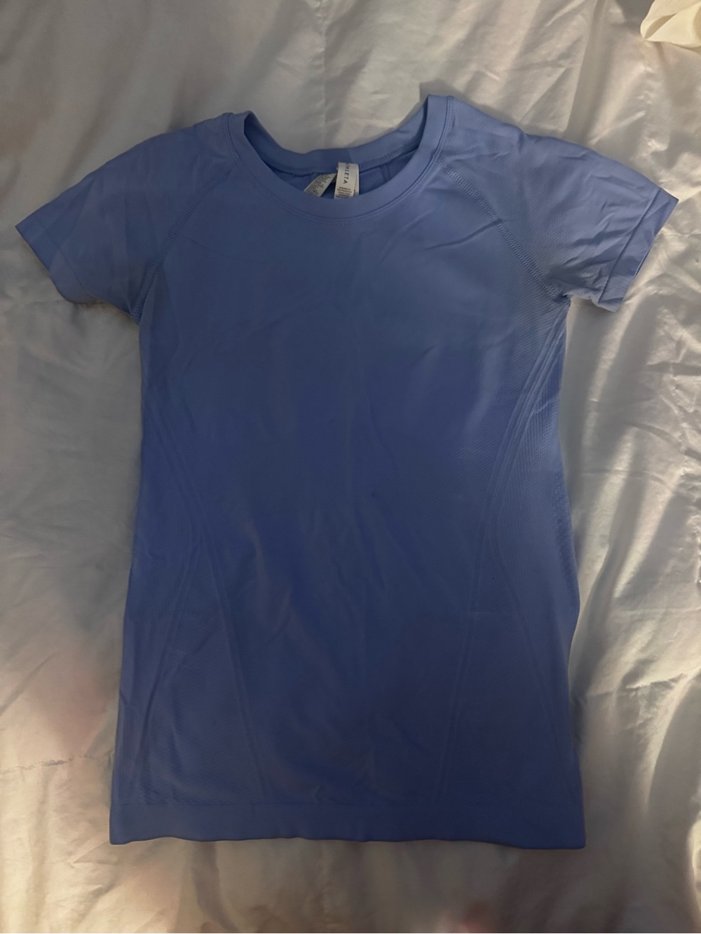 Athleta Women's Light Blue/Periwinkle Short Sleeve Performance Tee
